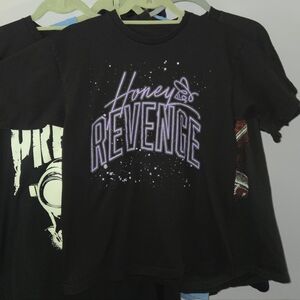 Honey Revenge 2023 Tour Shirt Loving and Losing Tour Black Tee Med Made In L.A.